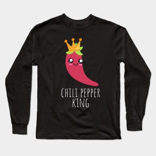 Chili Pepper King Cute Long Sleeve T-Shirt